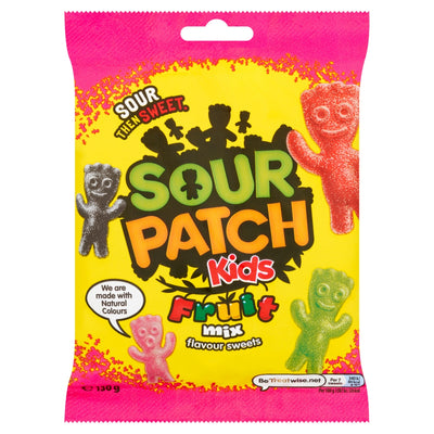Sour Patch Kids Fruit Mix Flavour Sweets Bag 130g - Gifts4YouAll