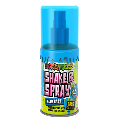 Zed Candy Screamers Blue Raspberry Shake & Spray 60ml - Gifts4YouAll