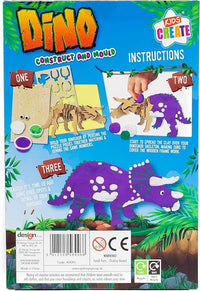 Kids Create DIY Dinosaur Model for Kids - Build Your Own Construct & Mould Dino Toys for Creative Arts and Crafts - Learning Toys for Ages 6+ - Gifts4YouAll