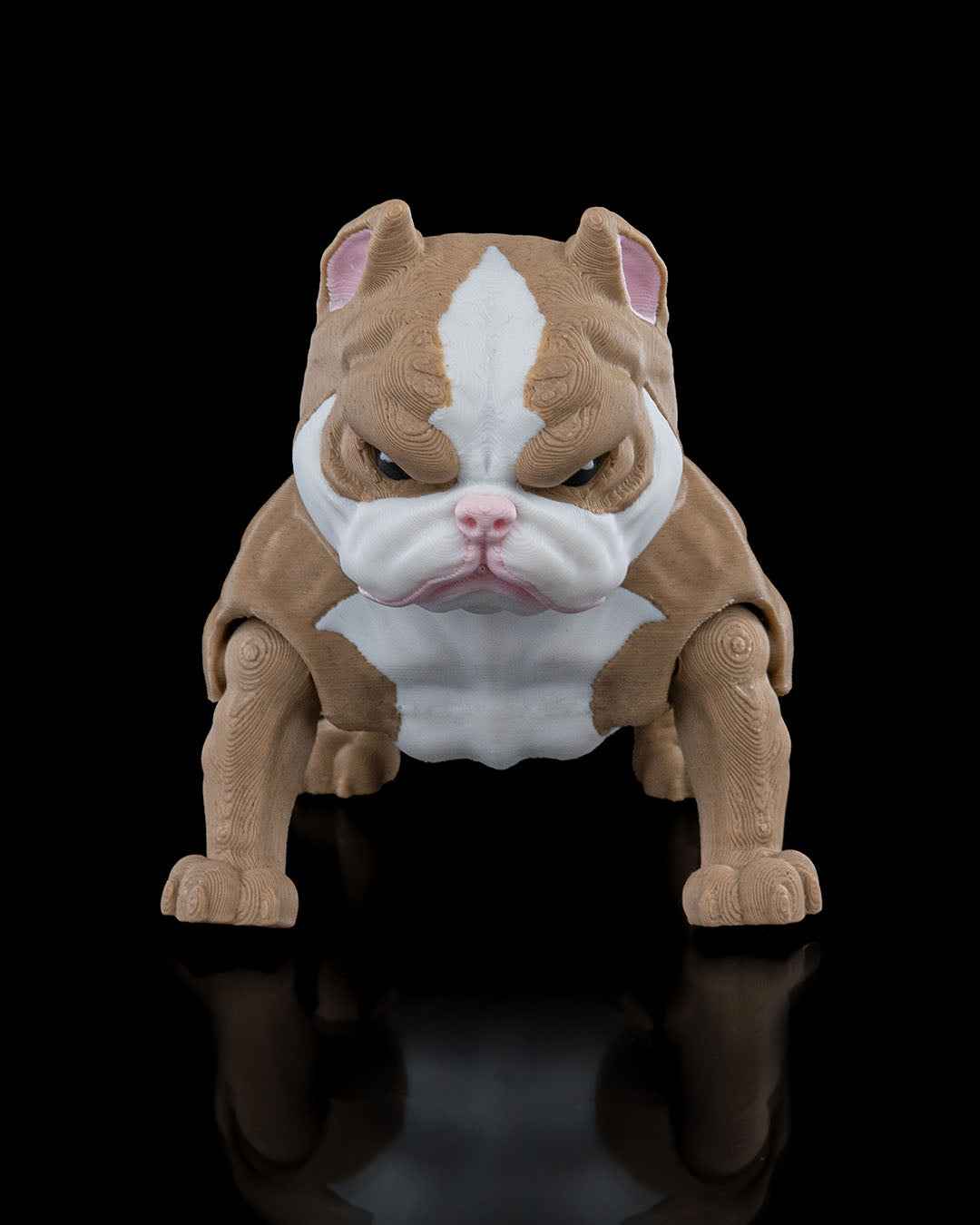 British Bulldog 3D Printed Figurine - 5cm Tall Collectible - Gifts4YouAll