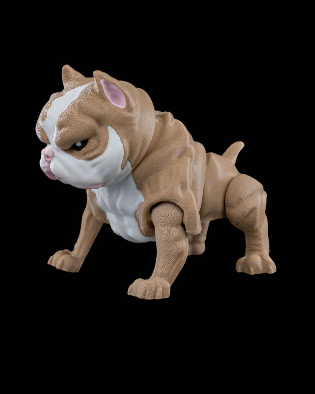 British Bulldog 3D Printed Figurine - 5cm Tall Collectible - Gifts4YouAll