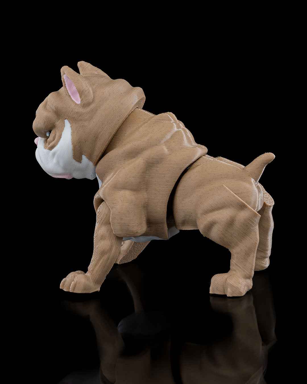 British Bulldog 3D Printed Figurine - 5cm Tall Collectible - Gifts4YouAll