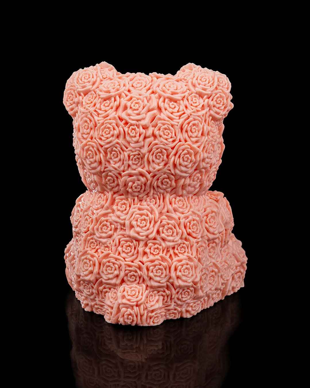Floral Bear 3D Printed Decorative Figure – 15cm Tall Collectible - Gifts4YouAll