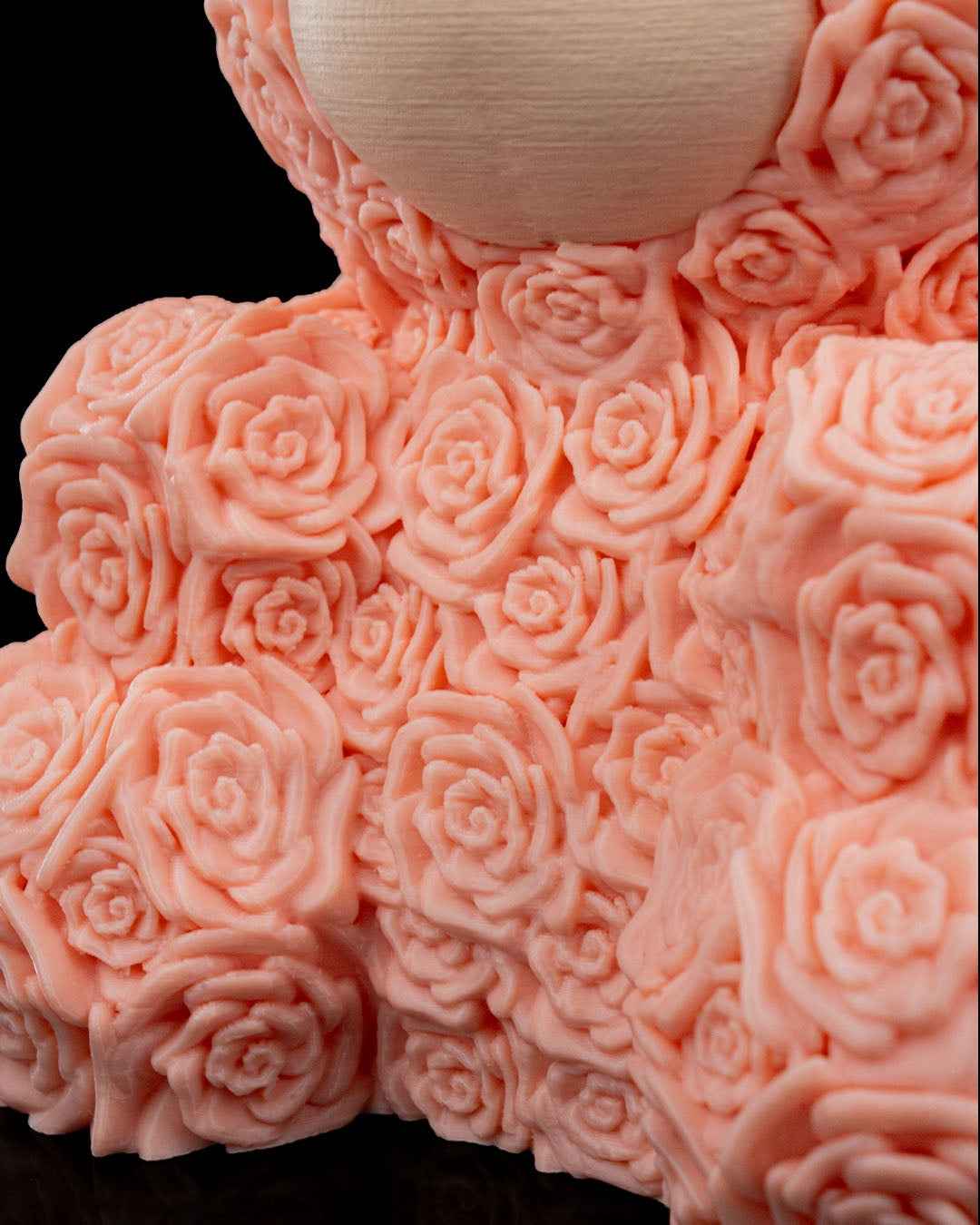 Floral Bear 3D Printed Decorative Figure – 15cm Tall Collectible - Gifts4YouAll