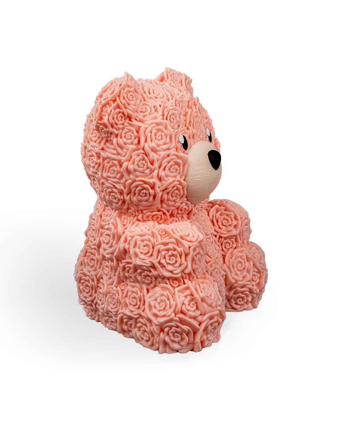 Floral Bear 3D Printed Decorative Figure – 15cm Tall Collectible - Gifts4YouAll