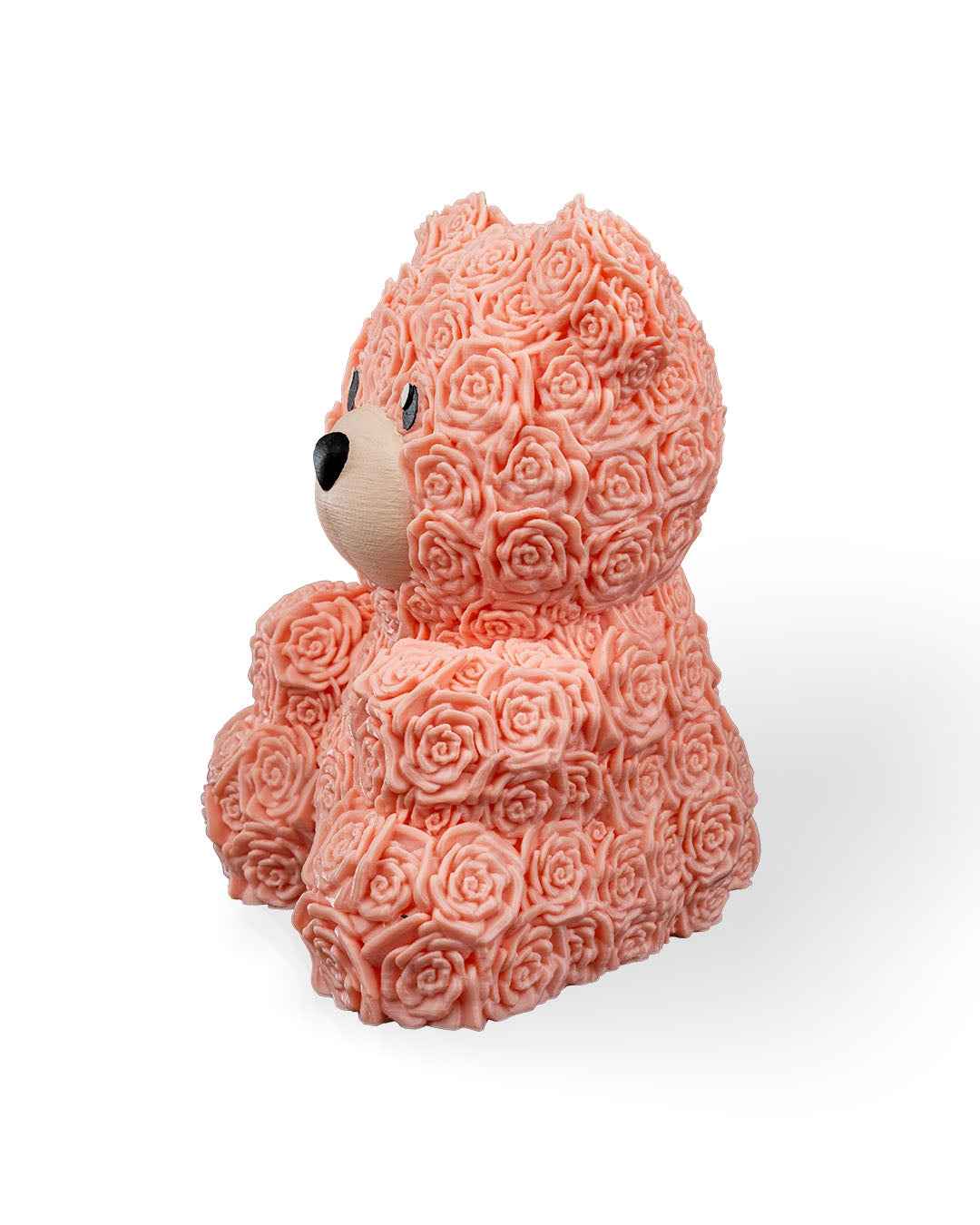 Floral Bear 3D Printed Decorative Figure – 15cm Tall Collectible - Gifts4YouAll