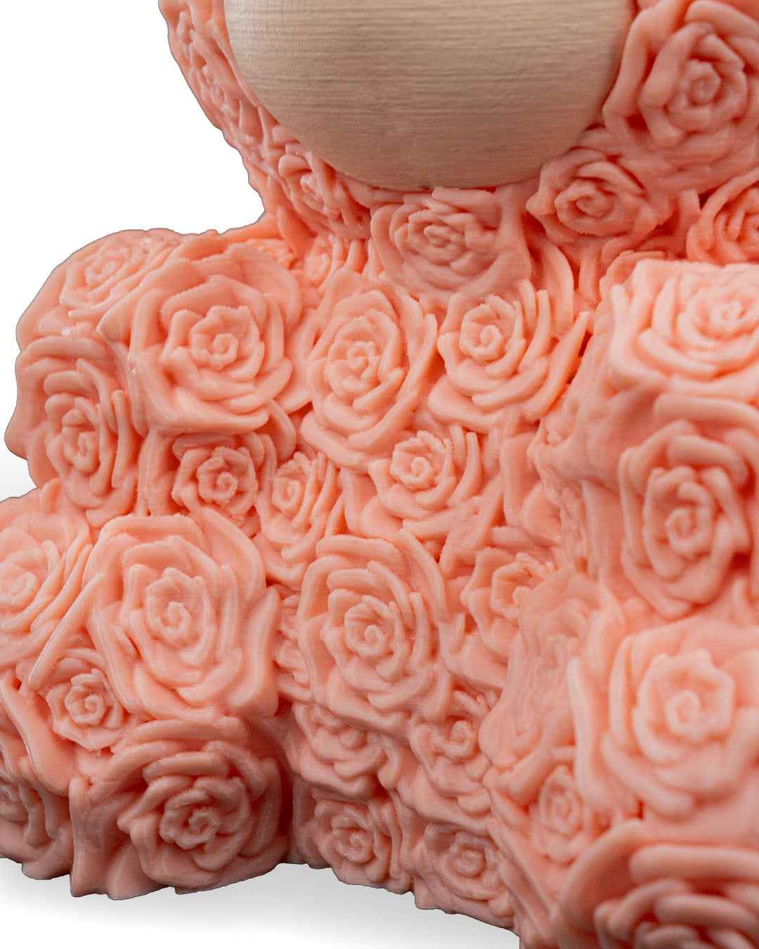 Floral Bear 3D Printed Decorative Figure – 15cm Tall Collectible - Gifts4YouAll