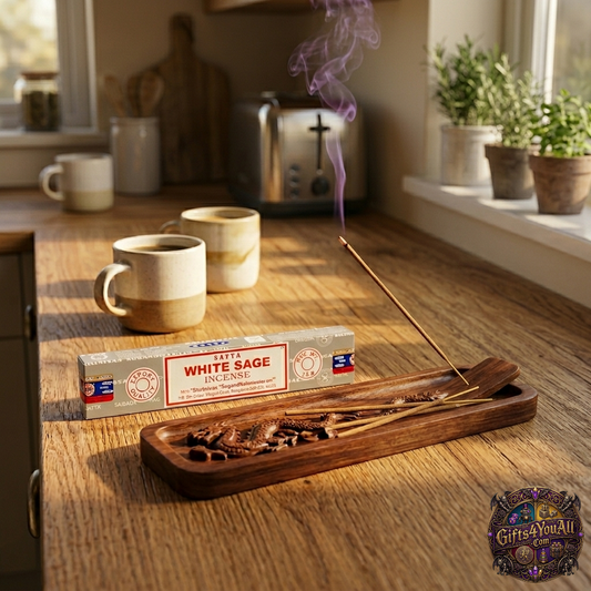 White Sage Incense Sticks by Satya (15g)
