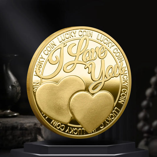 I Love You More Than I Can Say | Gold Lucky Love Collector's Coin