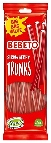 Bebeto Strawberry Trunks 220g - Sweet and Chewy Treats - Gifts4YouAll