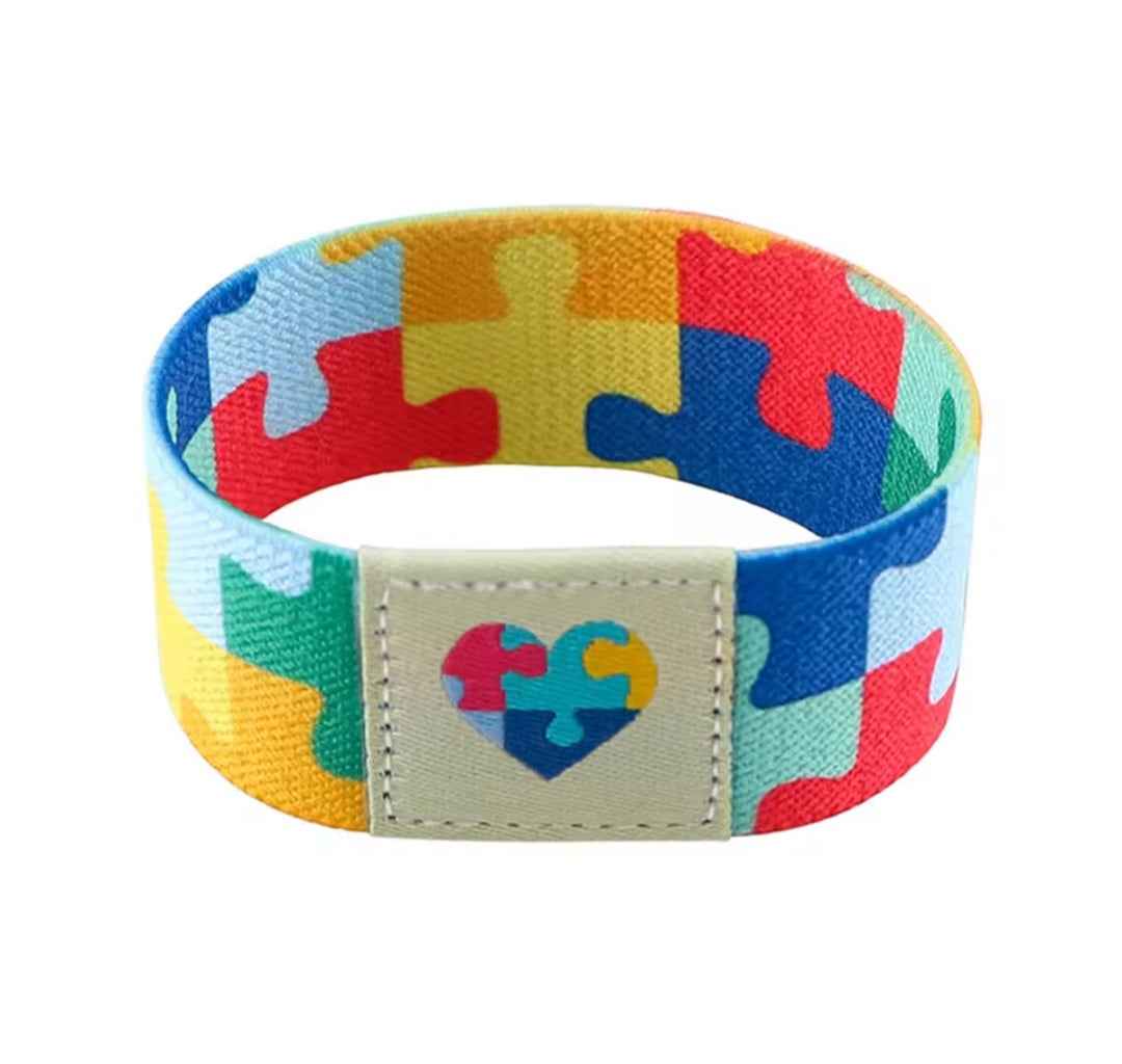 Autism Awareness Wristband - Material - Gifts4YouAll