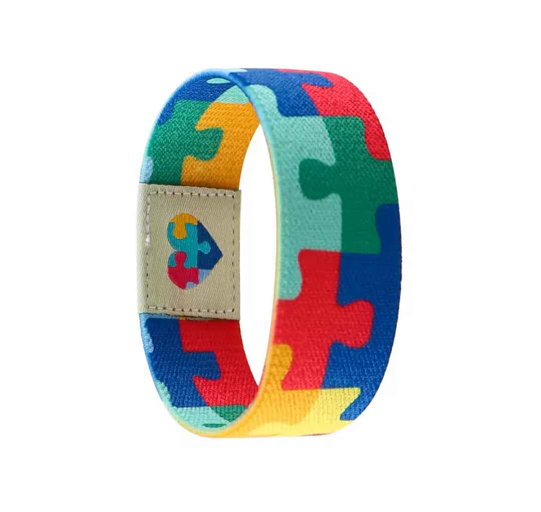 Autism Awareness Wristband - Material - Gifts4YouAll