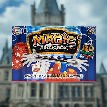 The Great Magic Trick Box with Over 120 Tricks & Tips for Aspiring Magicians - Gifts4YouAll