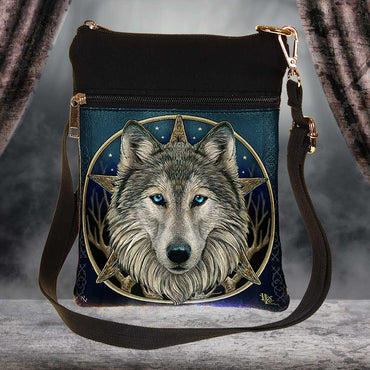 Small Wild One Fantasy Wolf Bag by Lisa Parker - Gifts4YouAll