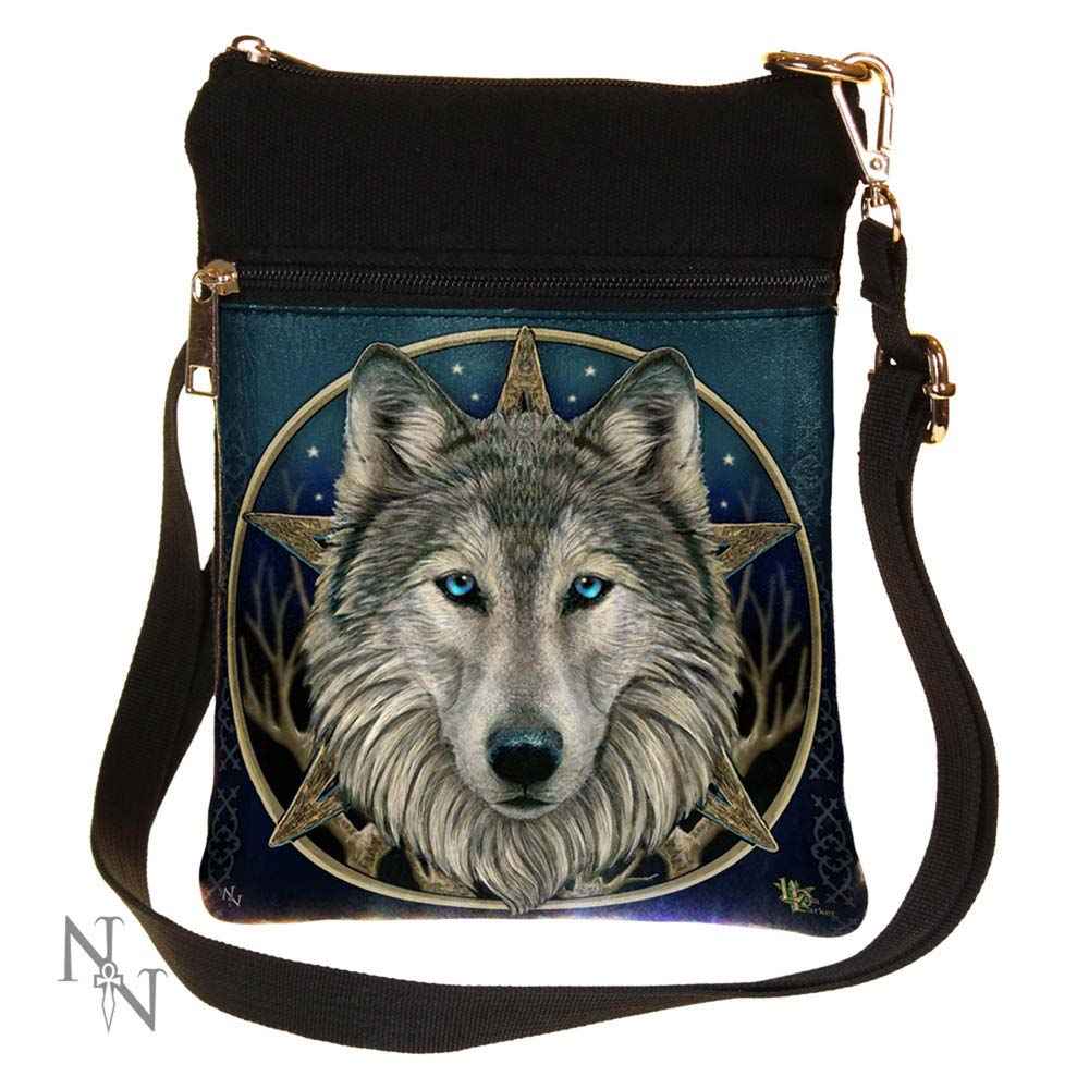 Small Wild One Fantasy Wolf Bag by Lisa Parker
