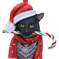 Lisa Parker Candy Cane Cat Hanging Ornament 9cm