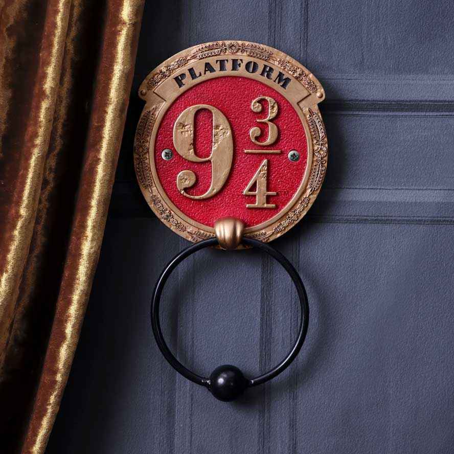 Officially Licensed Harry Potter Platform 9 3/4 Door Knocker 21.5cm