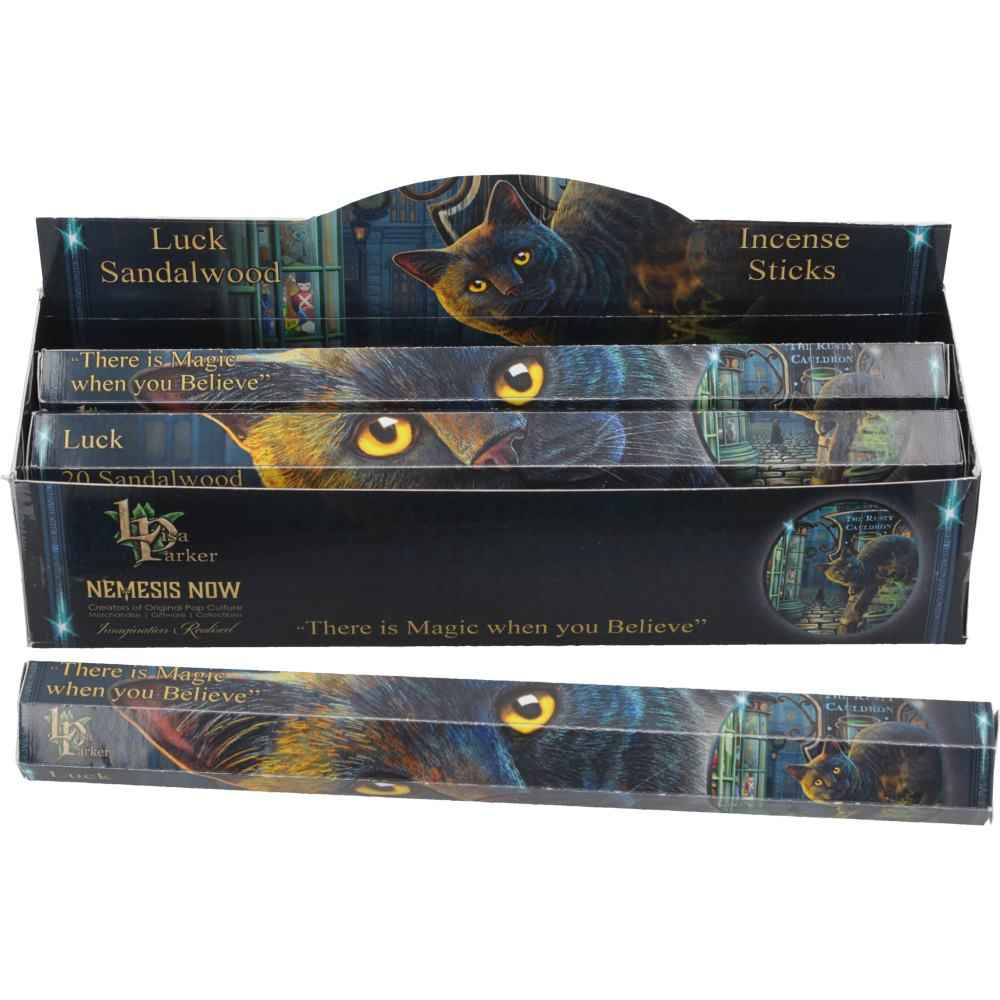 Lisa Parker Sandalwood Incense for Luck, Serenity, and Well-Being