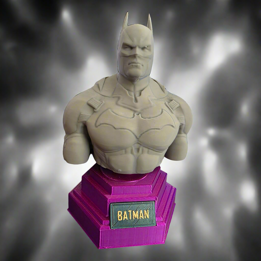 Batman Bust 3D Printed - 21cm Tall Collectible Statue - Gifts4YouAll