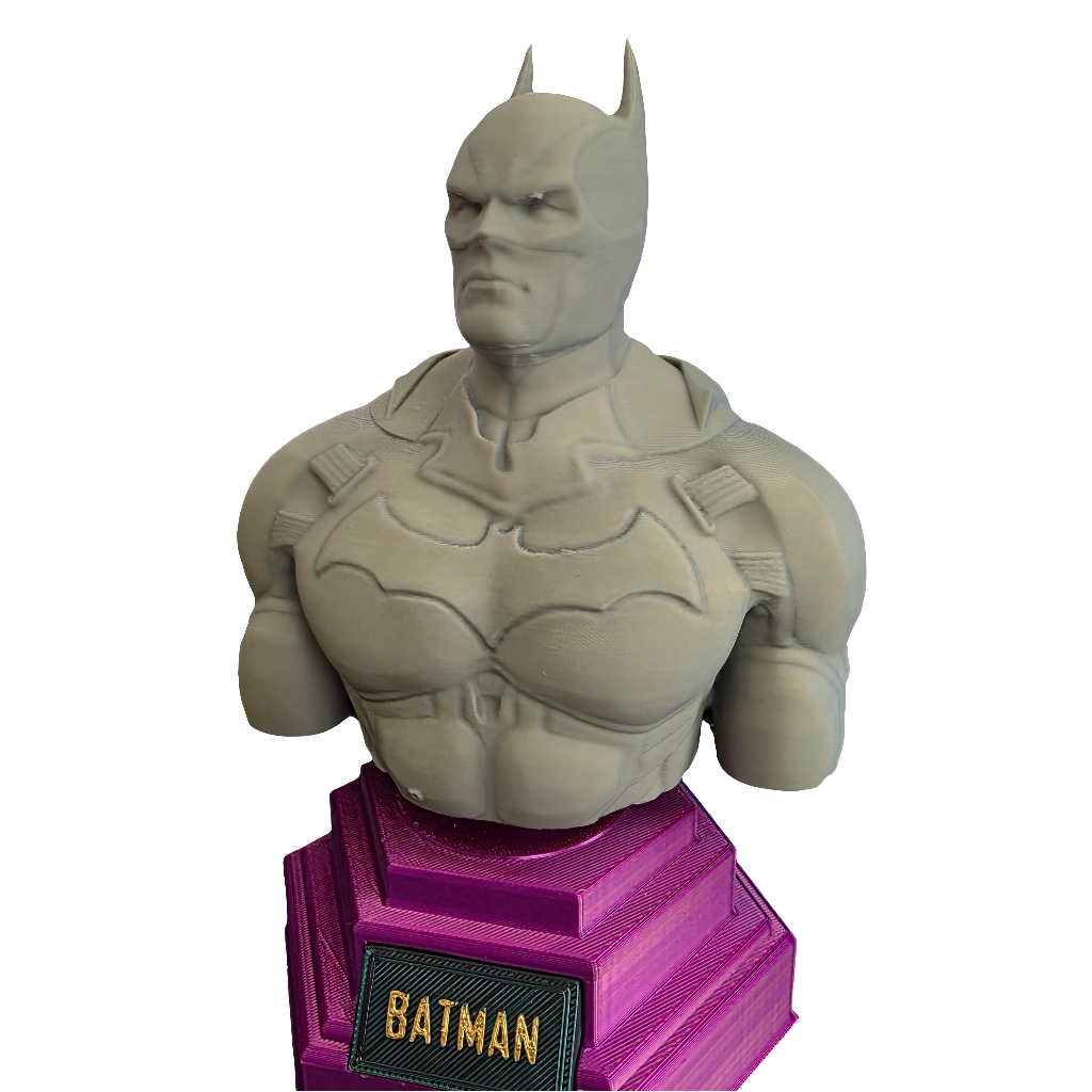 Batman Bust 3D Printed - 21cm Tall Collectible Statue - Gifts4YouAll