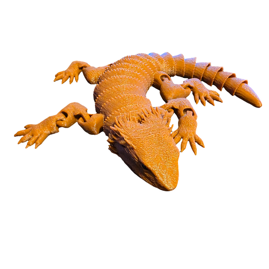 Realistic Bearded Dragon - 3D-printed 23cm Long - Gifts4YouAll