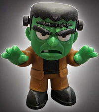 Mini Frankenstein 3D Figure - 5cm Tall 3D-Printed Mini Creature