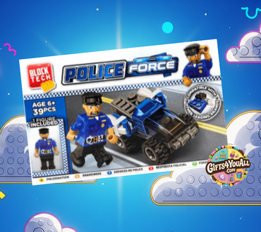 39 Piece Police Force Building Blocks Kit for Creative Fun with Block Tech - Gifts4YouAll