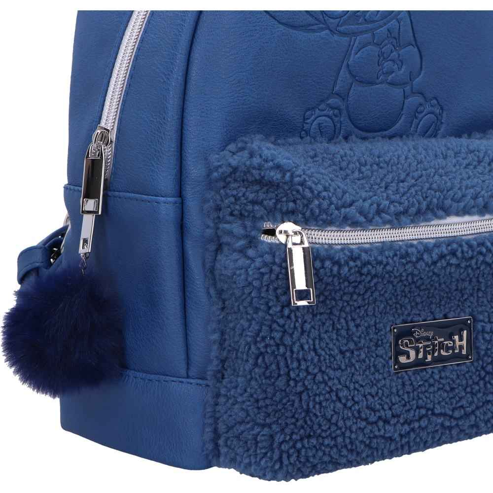 Disney Stitch Backpack in Blue 28CM - Cute and Functional Design