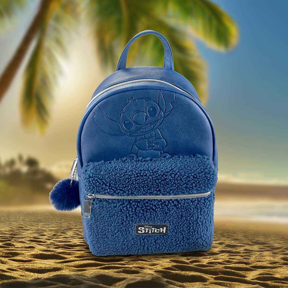 Disney Stitch Backpack in Blue 28CM - Cute and Functional Design