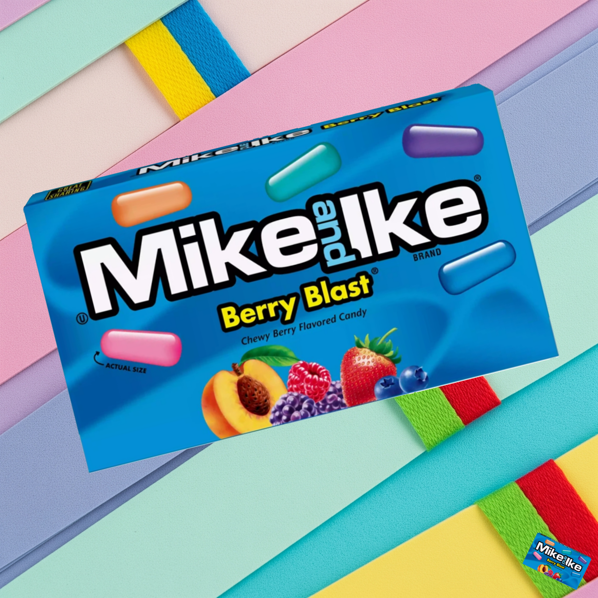 Mike & Ike Berry Blast Theatre Box 120g - USA Imported