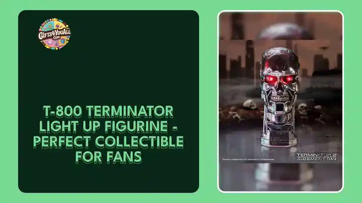 T-800 Terminator Light Up Figurine - Perfect Collectible for Fans by@Outfy