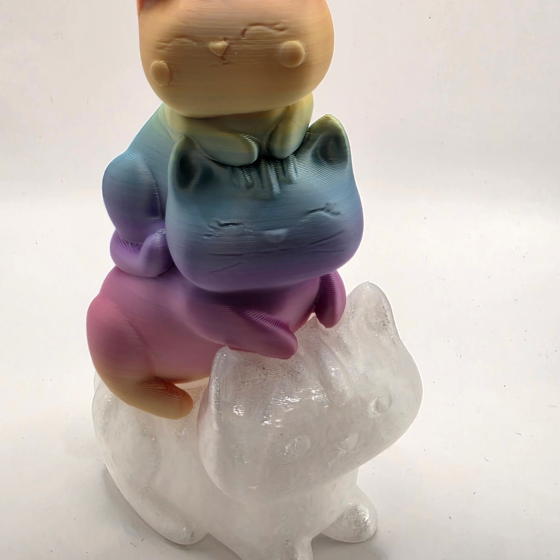 Cute Unicorn Kitten Stack - 15cm tall - Gifts4YouAll
