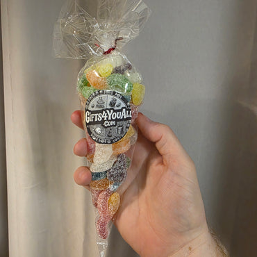 Gifts4YouAll Sweet Cones 200G - Sour, Fizzy, Jelly - Gifts4YouAll