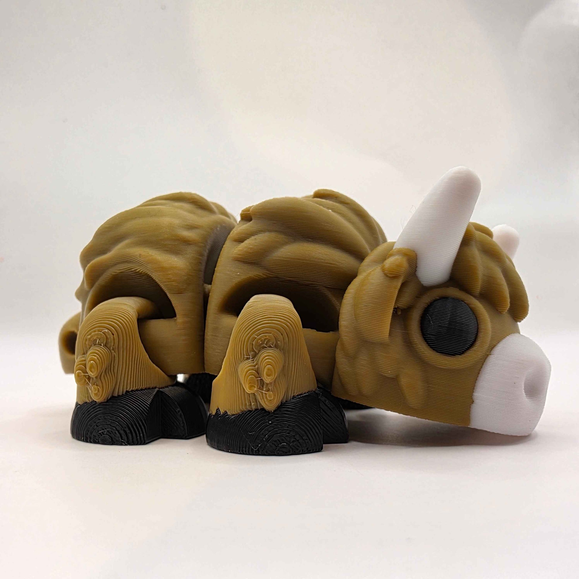 Highland Cow 3D-Printed Model - Articulated 8cm Long - Gifts4YouAll