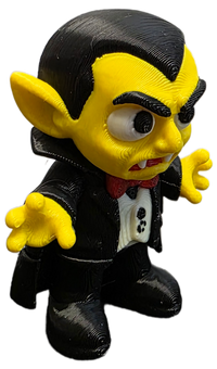 Mini Dracula 3D-Printed Creature - 5cm Tall Miniature Figure