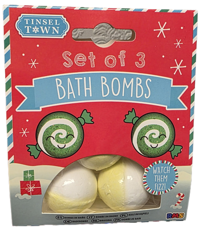 (Copy) Set of 3 Bath Bombs - Red