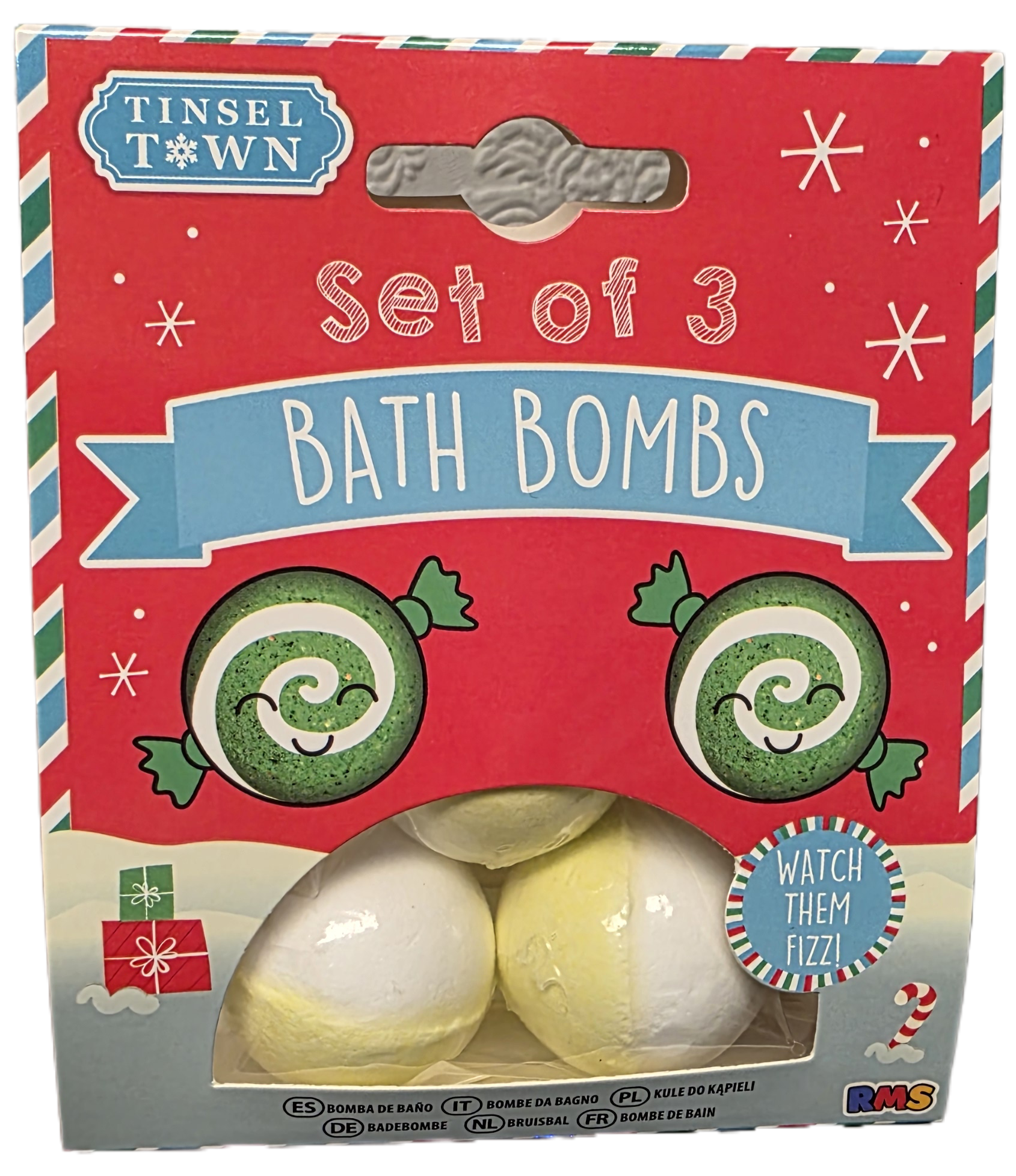 (Copy) Set of 3 Bath Bombs - Red