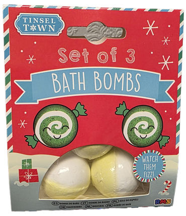 (Copy) Set of 3 Bath Bombs - Red