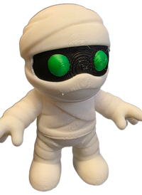 Mini Creatures Mummy 3D-Printed Mini Creature - 5cm Tall Unique Decoration