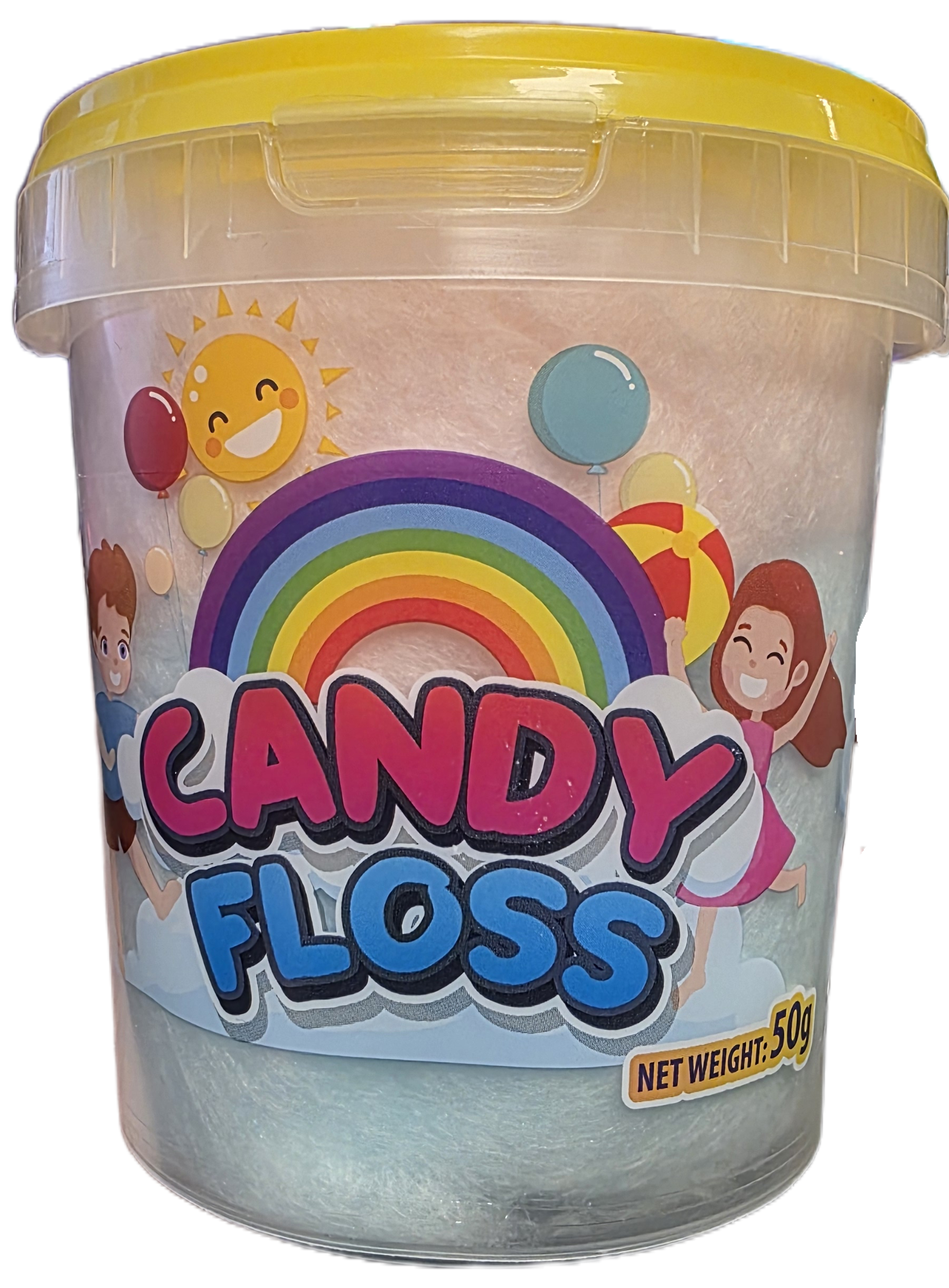 Candyfloss Tubs 50g - Delightful Sweet Treats in Convenient Sizes - Gifts4YouAll