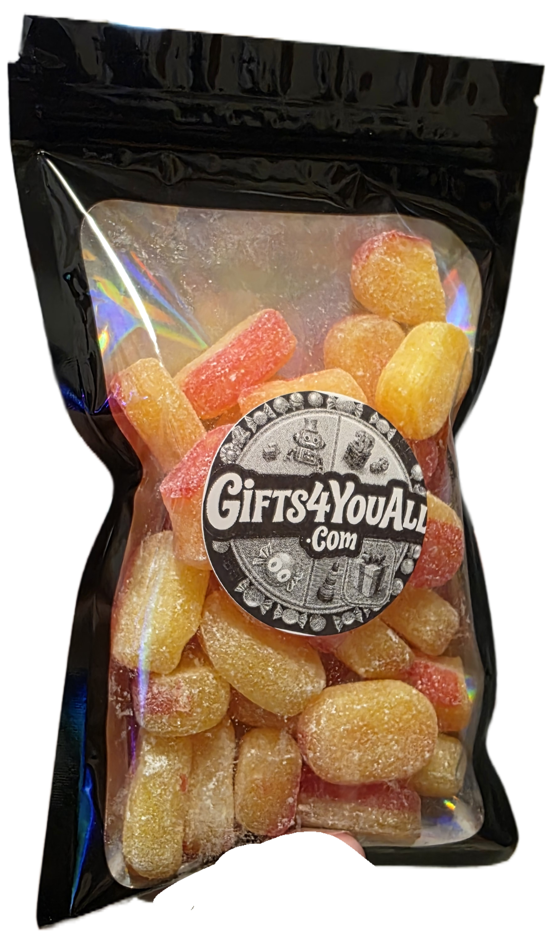 Rhubarb and Custard Sweets 250g - Classic Boiled Treats - Gifts4YouAll
