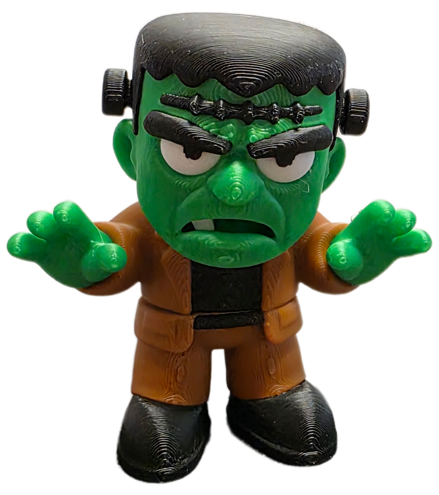 Mini Frankenstein 3D Figure - 5cm Tall 3D-Printed Mini Creature