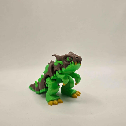 UV Reactive Dragon - Articulated 10cm 3D Printed - Toys & Games
