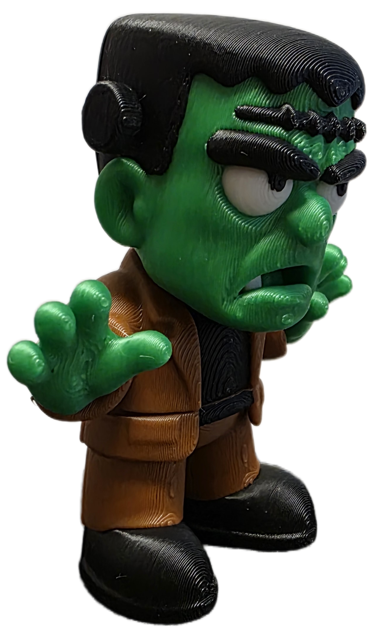 Mini Frankenstein 3D Figure - 5cm Tall 3D-Printed Mini Creature