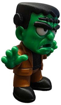 Mini Frankenstein 3D Figure - 5cm Tall 3D-Printed Mini Creature