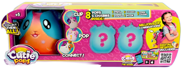 Cutie Pops Mini Plush Set - Surprise 3-Pack of Adorable Plush Toys