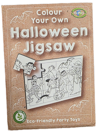 Halloween Jigsaw Puzzle - Colour Your Own Puzzle for Creative Fun