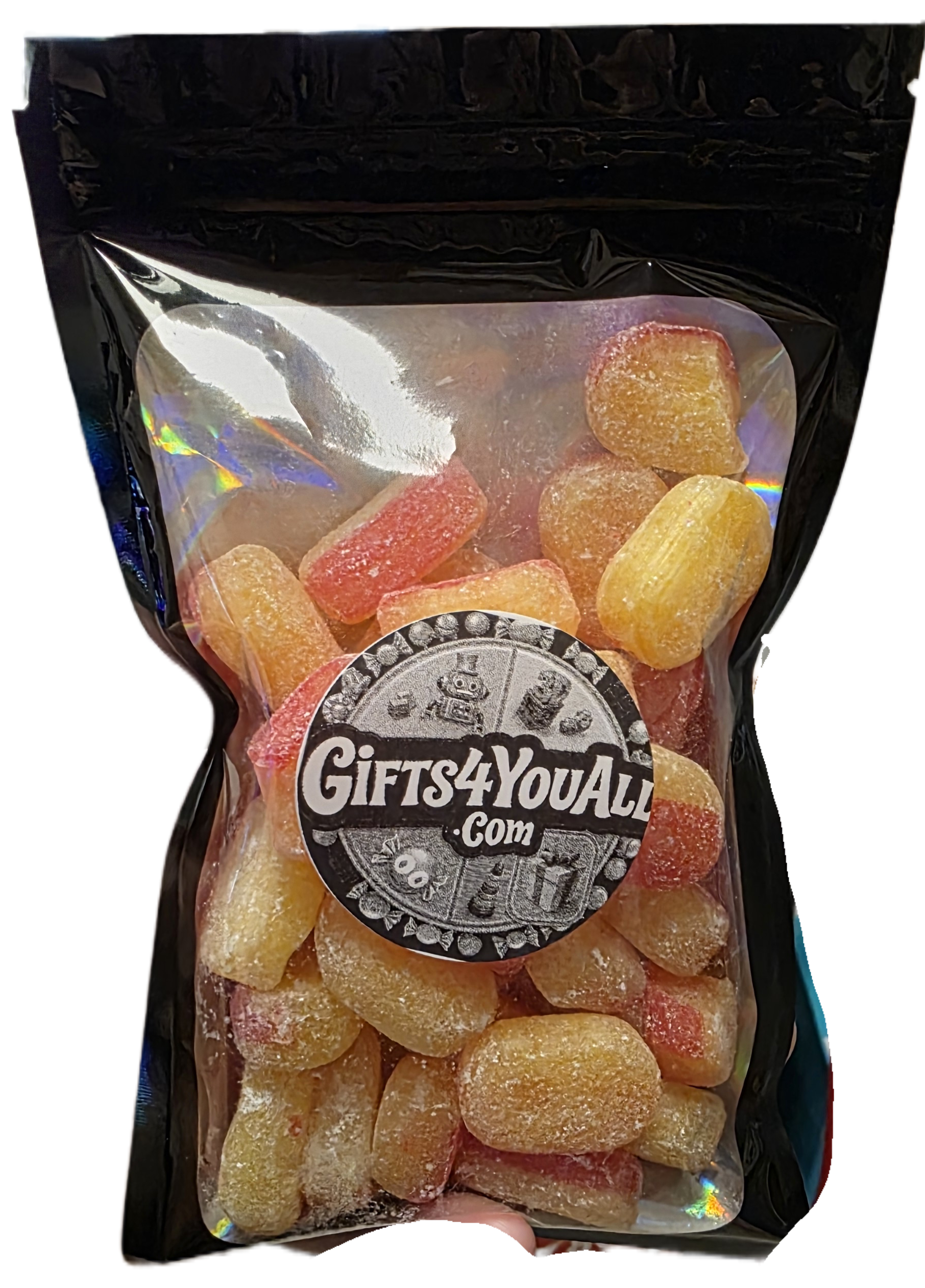 Rhubarb and Custard Sweets 250g - Classic Boiled Treats - Gifts4YouAll