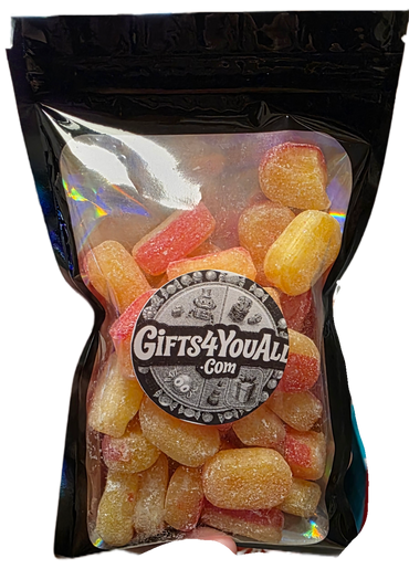 Rhubarb and Custard Sweets 250g - Classic Boiled Treats - Gifts4YouAll