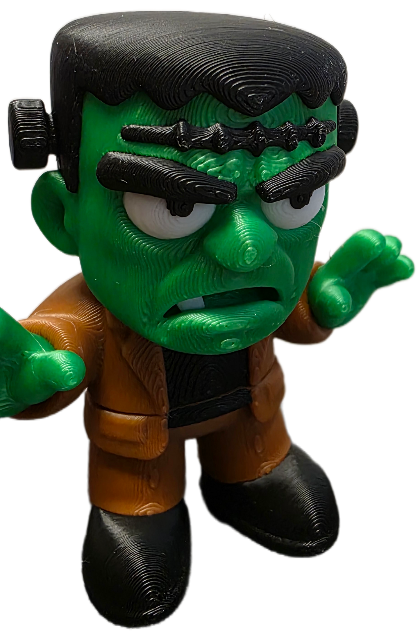 Mini Frankenstein 3D Figure - 5cm Tall 3D-Printed Mini Creature